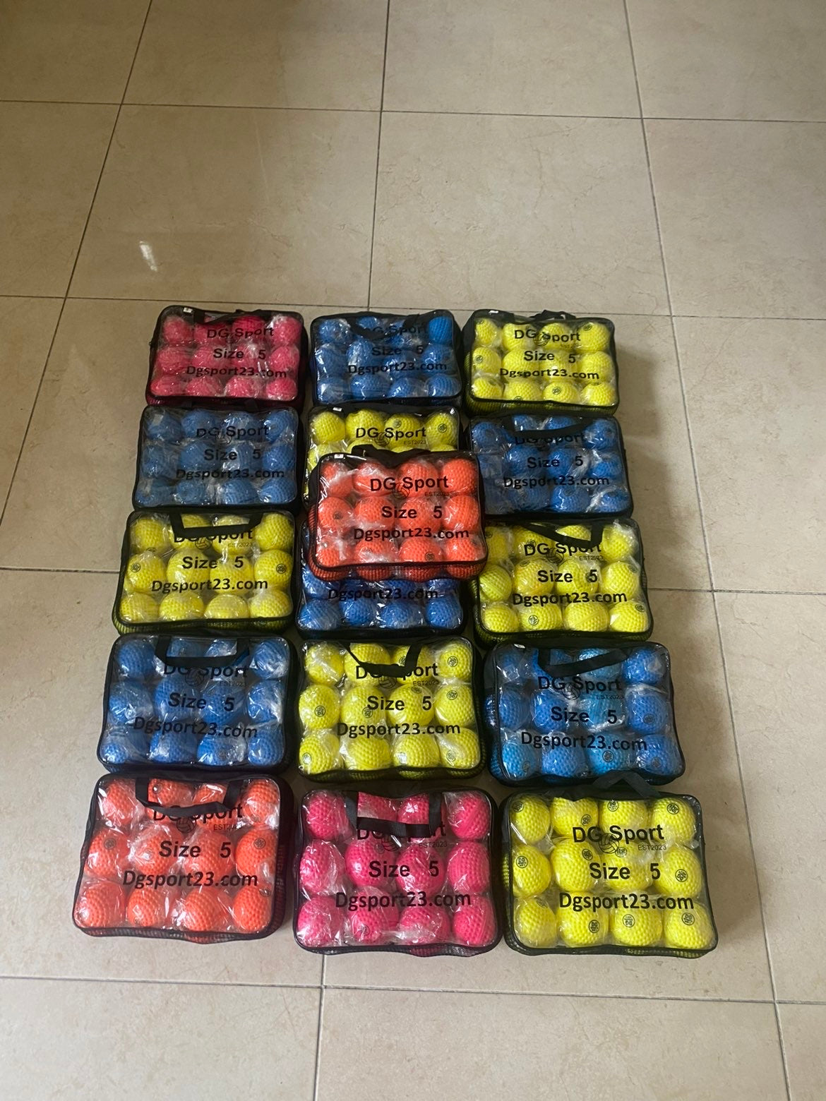6 Speed balls assorted colours