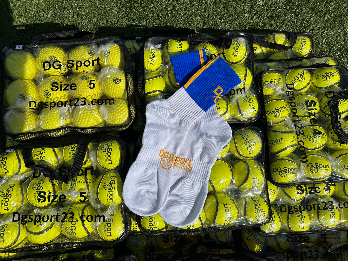 Blue+Yellow D/G socks