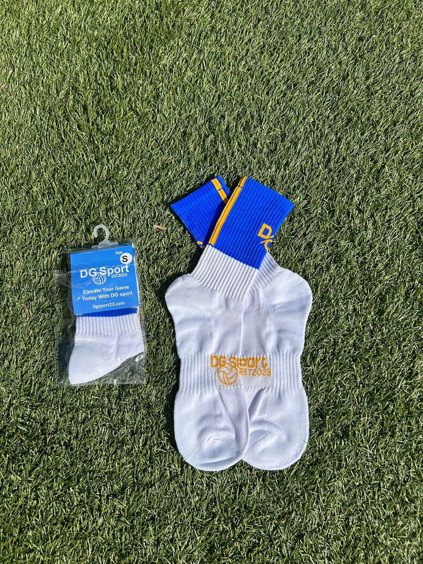 Blue+Yellow D/G socks