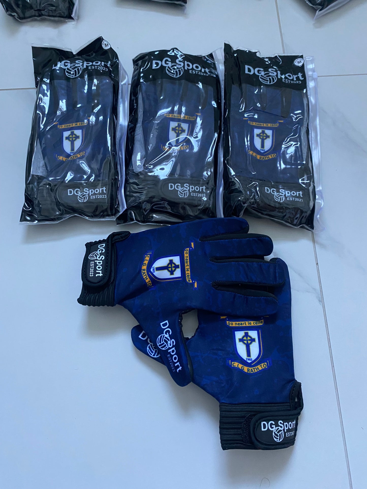 Ratoath GAA New style Navy and light blue glove